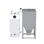 Kotłospaw DrewKo Hybrid widok z tyłu – przyłącza i konstrukcja kotła